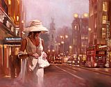Mark Spain Hold Onto The Night white dress painting
